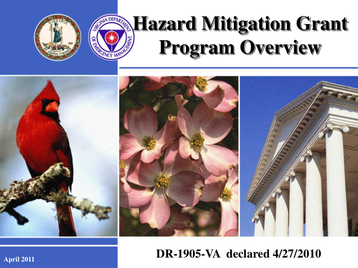 hazard mitigation grant program overview
