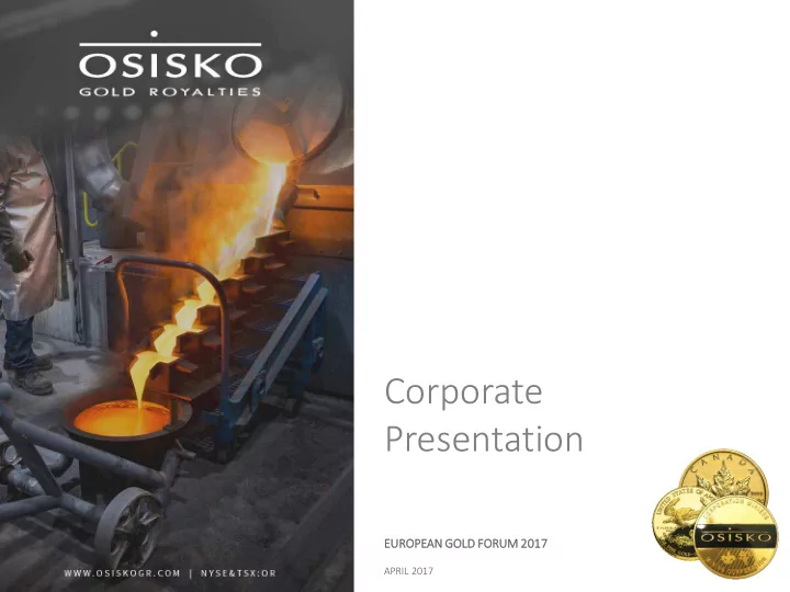 corporate presentation