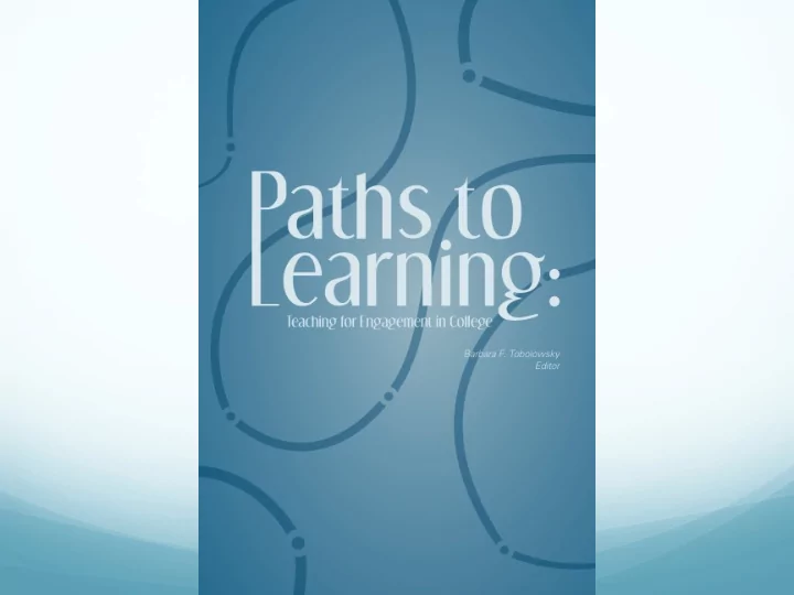 34 th fye conference february 8 2015 barbara tobolowsky