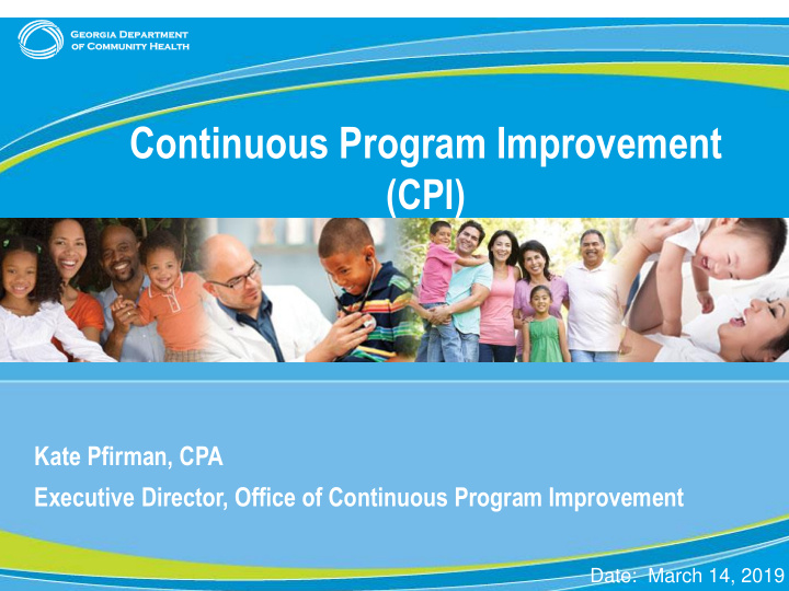 continuous program improvement