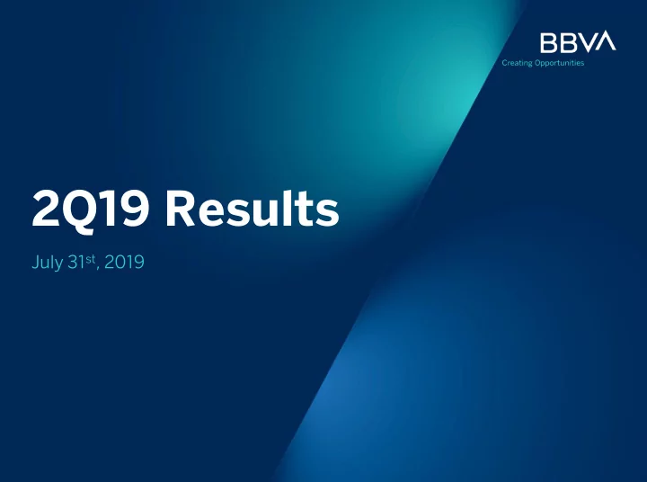 2q19 results