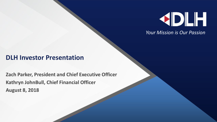 dlh investor presentation