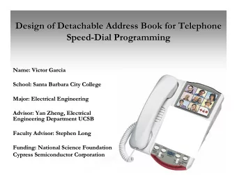 Design of Detachable Address Book for Telephone  Design of Detachable Address Book for Telephone