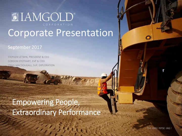 corporate presentation