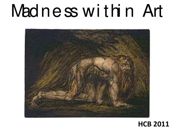 m adnes s wi th i n art