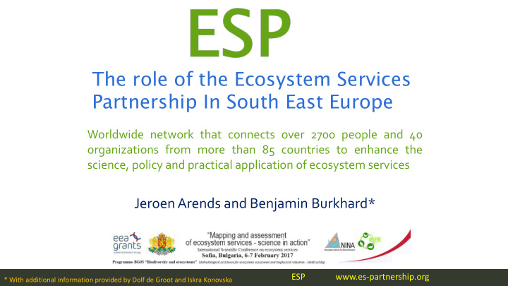 partnership in south east europe