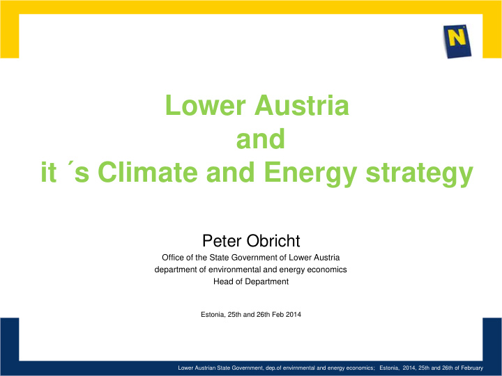 lower austria and it s climate and energy strategy