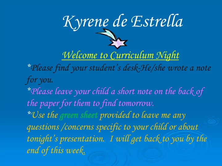 kyrene de estrella