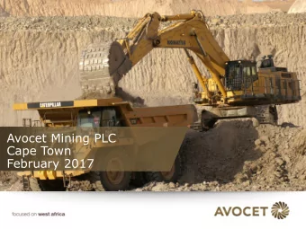 Cape Town  December 2011  February 2017  Page  1  Page  1  Overview  Page  2  Page  2  Overview of