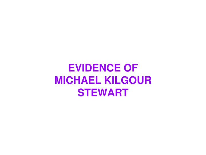 michael kilgour