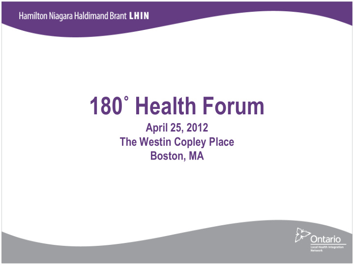 180 health forum