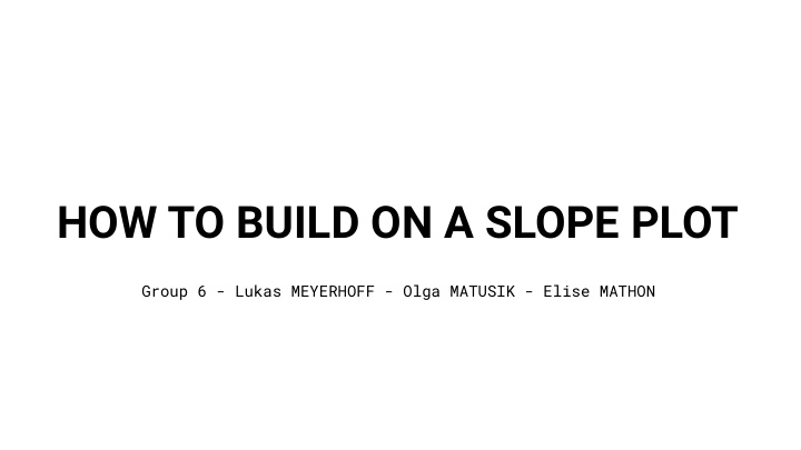 how to build on a slope plot