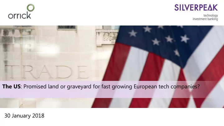 the us promised land or graveyard for fast growing