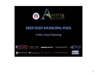 1 The Design Build Team is currently in the information gathering stage of the project. We are