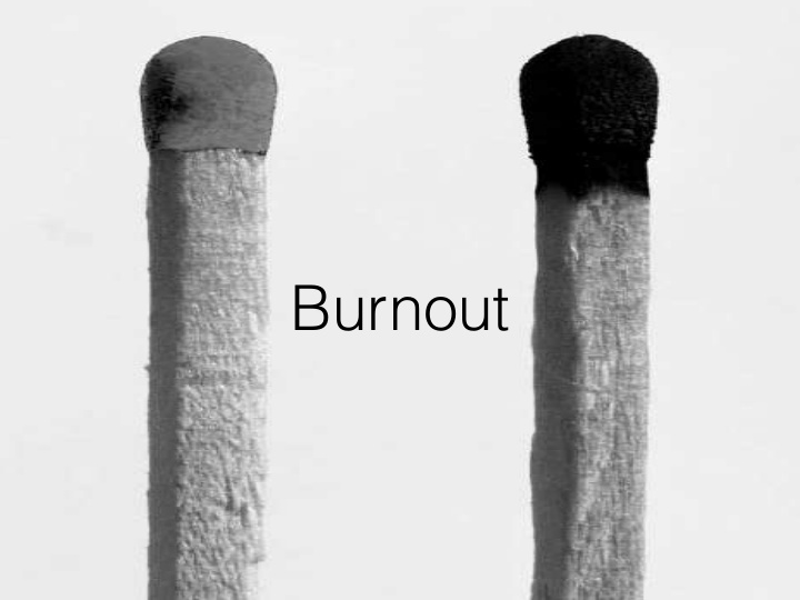 burnout agenda