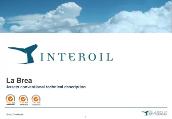 La Brea  Assets conventional technical description  CERTIFICADO CO08/2616  CERTIFICADO CO08/2616