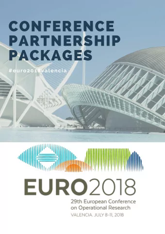 CONFERENCE  PARTNERSHIP  PACKAGES  #euro2018valencia  EURO 2016, Earth Hall- International Poznan