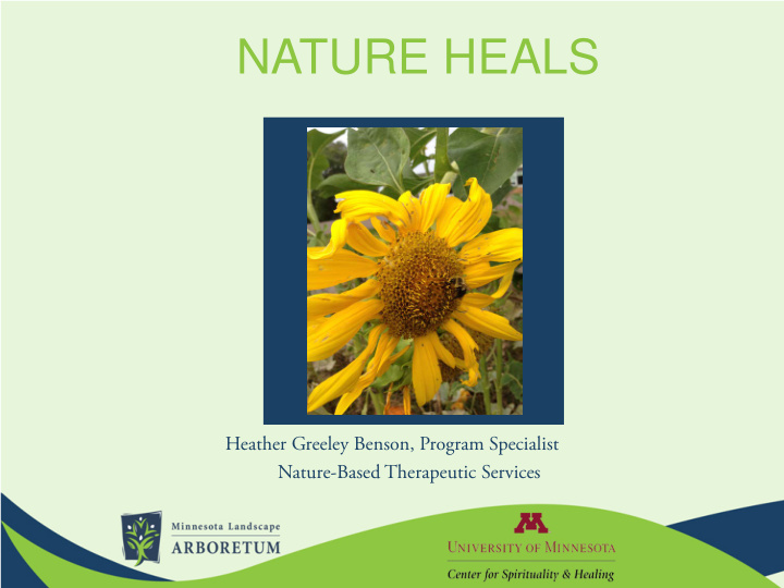 nature heals