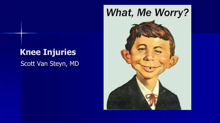 knee injuries