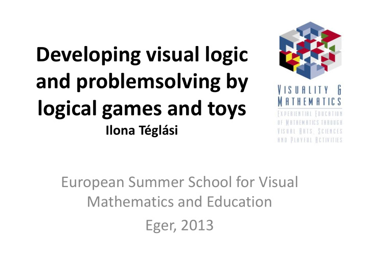 developing visual logic