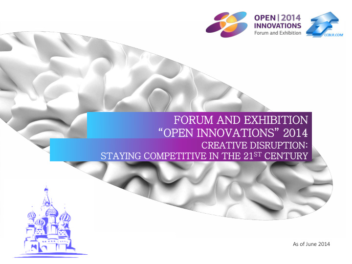 forum and exhibition open innovations 2014 cr creative di