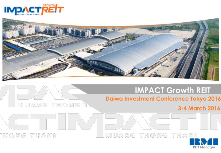 impact growth reit