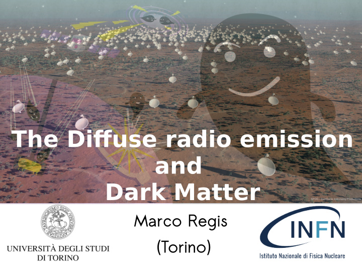 the difguse radio emission and dark matter