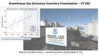 greenhouse gas emissions inventory presentation vt dec