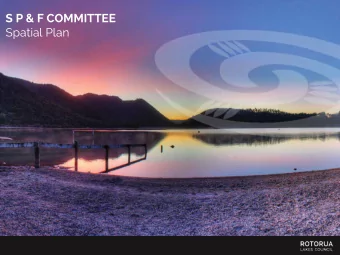 S P &amp; F COMMITTEE  Spatial Plan  What is the Spatial Plan?    Sets out at a District level