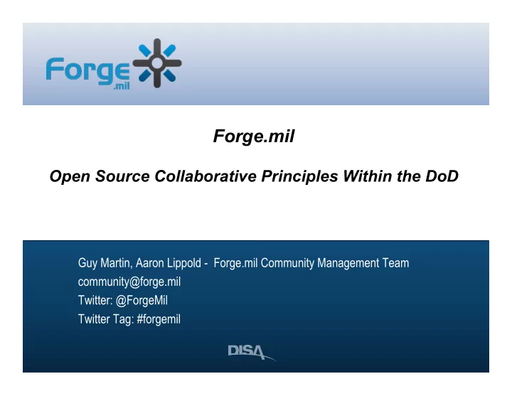 forge mil