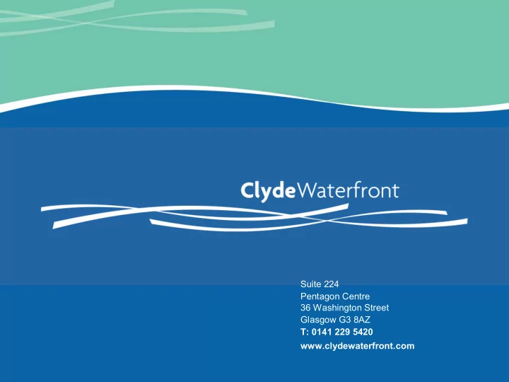 suite 224 pentagon centre 36 washington street glasgow g3