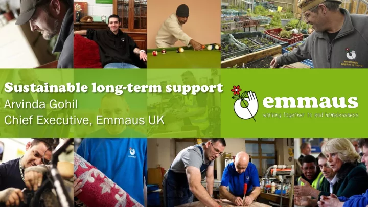 sustainable long term support