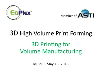 MEPEC,  May  13,  2015   Member  of     Advanced  Layered  Deposi6on