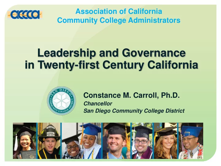 leadership and governance in twenty first century
