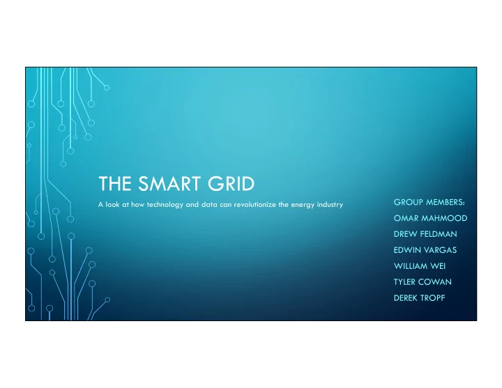 the smart grid