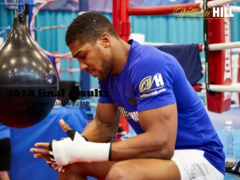 2  0  1  8  fj  n  a  l  r  e  s  u  l  t  s  53 weeks ended 1 January 2019  1 March 2019  1  D  i