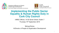 implementing the public sector equality human rights duty