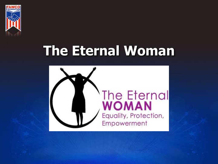 the eternal woman sciences award