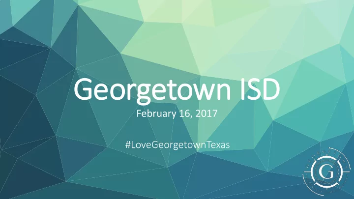 georgetown isd