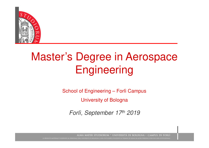 master s degree in aerospace engineering
