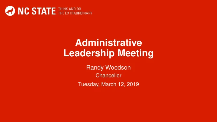 administrative