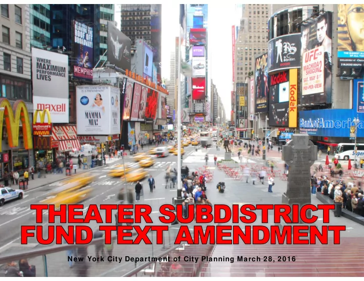 new york city department of city planning march 28 2016