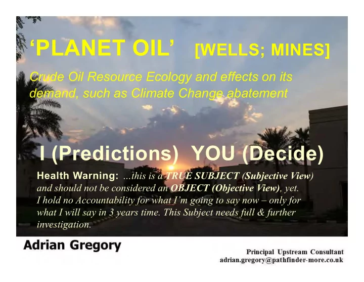 planet oil