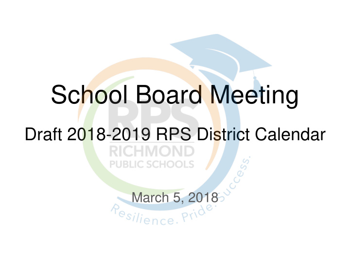 school board meeting