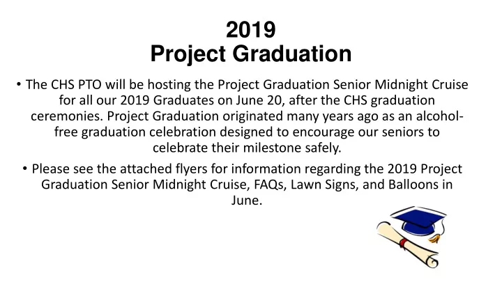 project graduation