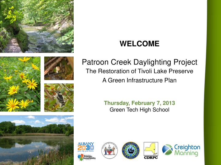 patroon creek daylighting project
