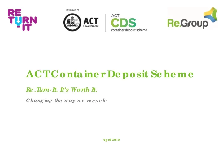 act containe r de posit sc he me