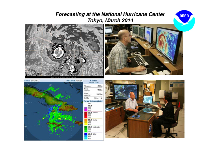 forecasting at the national hurricane center tokyo march