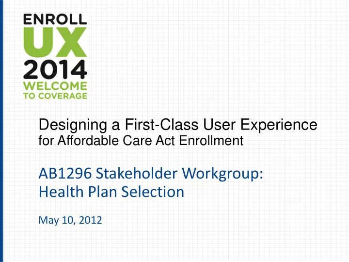 health plan selection