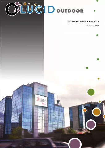 EQ4 ADVERTISING OPPORTUNITY  eBrochure : : 2017    IL-RSS-ORL10hd+  AVE. Power Consumption: